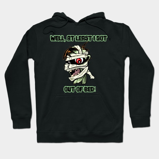 Zombie, get out of bed! Hoodie by Overcast Studio